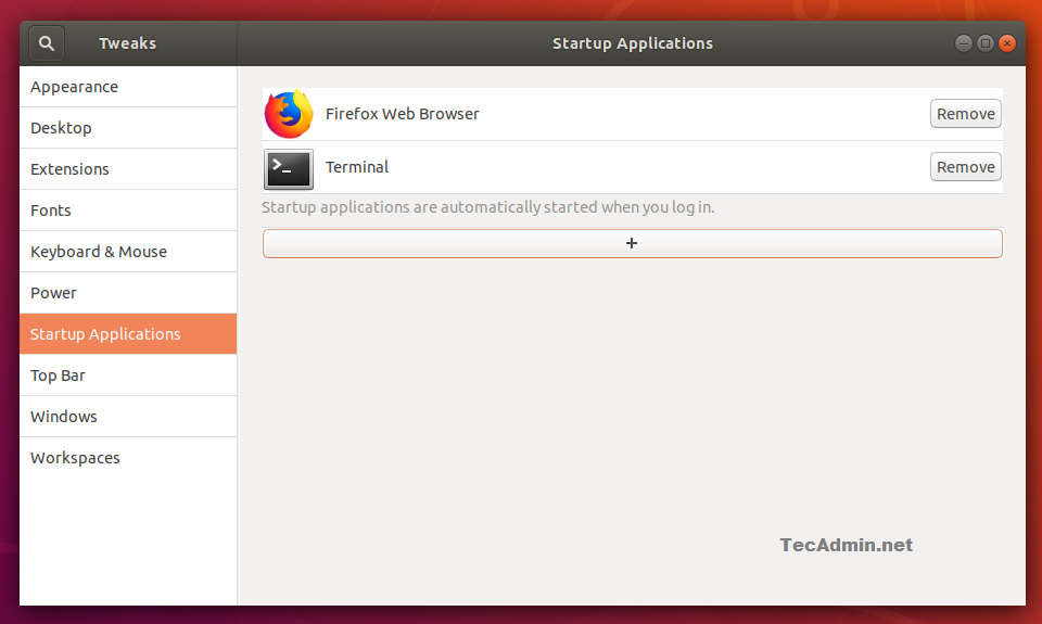 How To Add or Remove Startup Application in Ubuntu - 85