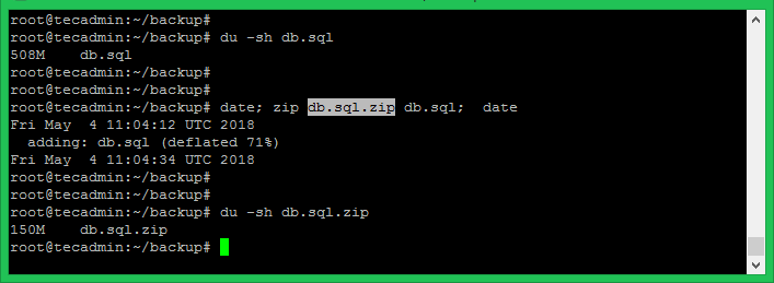 Zstandard   A faster data compression tool   TecAdmin - 20