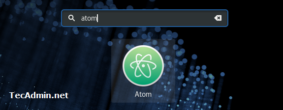 Как установить atom на fedora