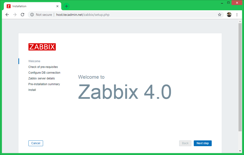 Zabbix nginx настройка centos