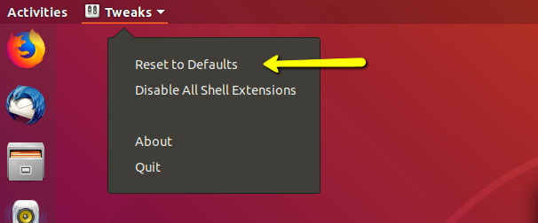 How to Reset Gnome Desktop on Ubuntu 18 04 Bionic   TecAdmin - 30