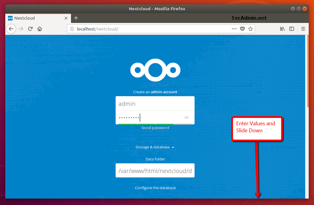 How to Install Nextcloud on Debian 10 9 8   TecAdmin - 89