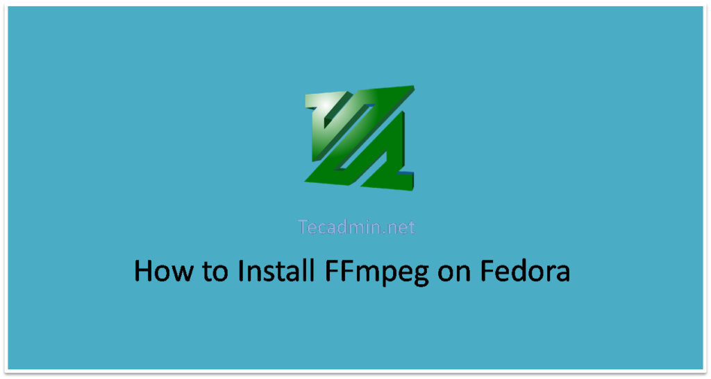 Installing ffmpeg on fedora