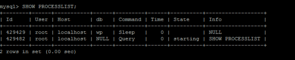 MySQL - Find Currently Running Processes- TecAdmin