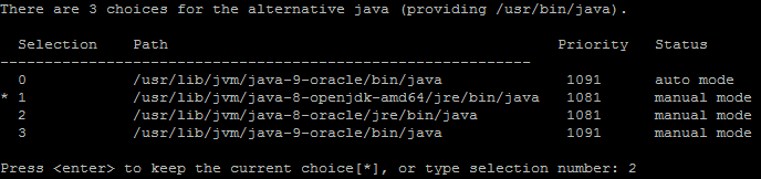 Install Java on Debian 9