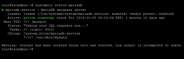 Mariadb install Debian 10