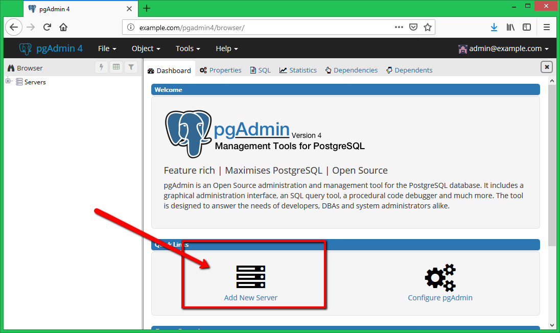 How To Install pgAdmin4 on Debian 10 9   TecAdmin - 88