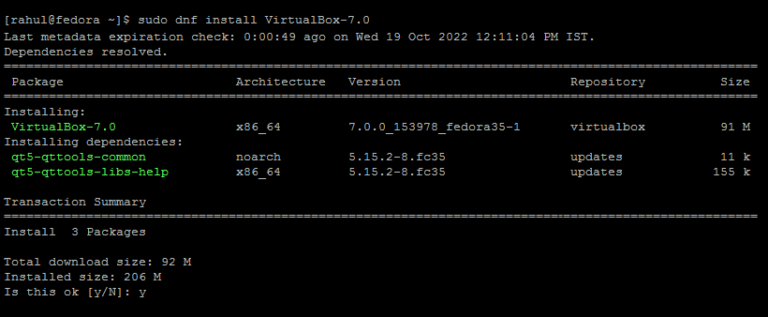 how-to-install-virtualbox-7-0-on-fedora-tecadmin