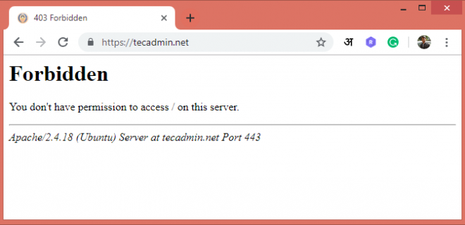 How To Block IP using .htaccess File in Apache – TecAdmin