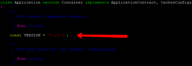 How to Check Laravel Version by CLI and File   TecAdmin - 46