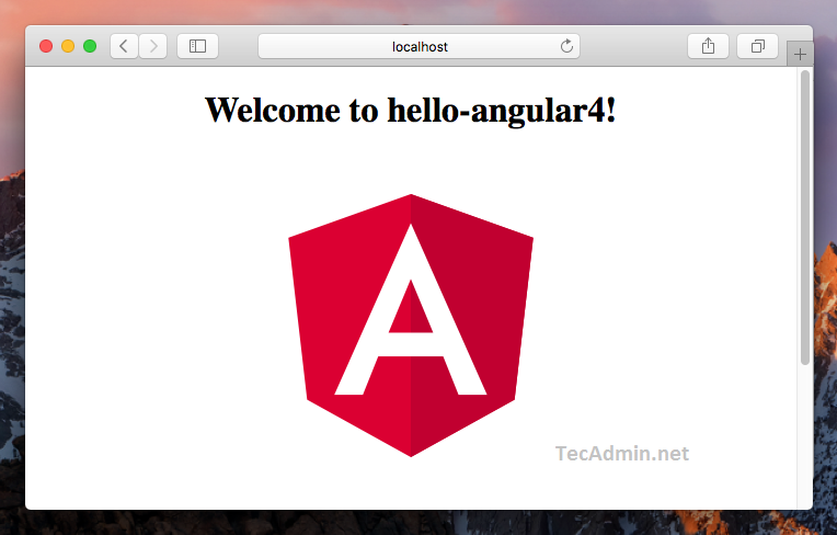 How to Install Angular CLI on macOS   TecAdmin - 46