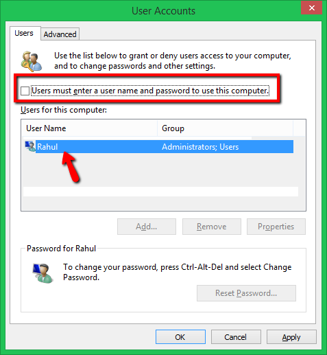 How To Configure Auto Login for Windows 7   TecAdmin - 67