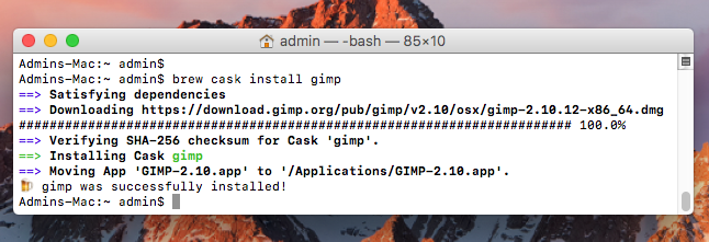 How to Install GIMP on MacOS   TecAdmin - 79