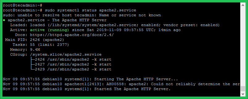 download apache web server ubuntu