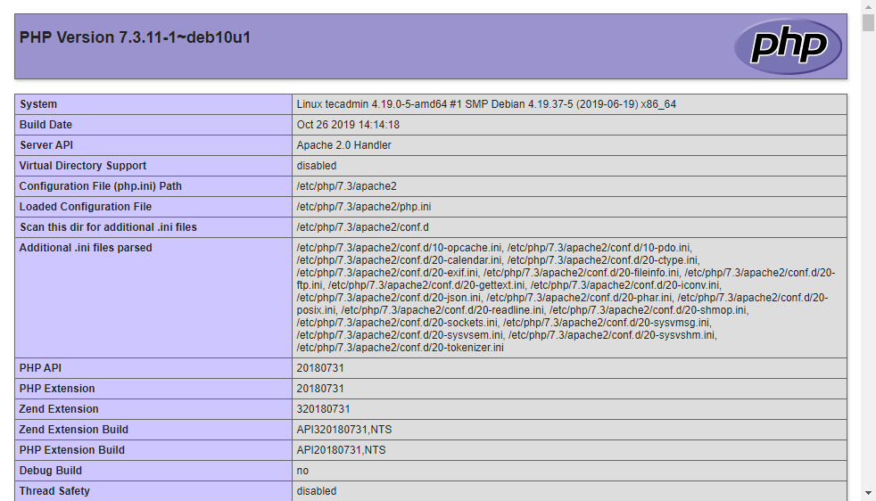 How To Install LAMP  Apache  MySQL  PHP  on Debian 10 - 82