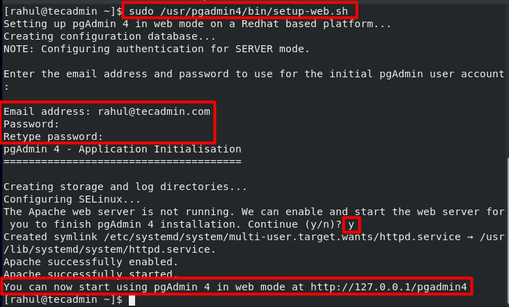 How to Install pgAdmin4 on CentOS 8