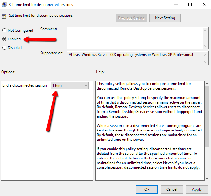 Logout the Disconnected User Sessions in Windows