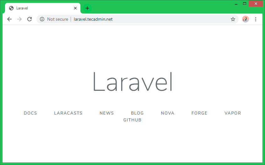 How to Install Laravel on Fedora  A Step by Step Guide   TecAdmin - 26