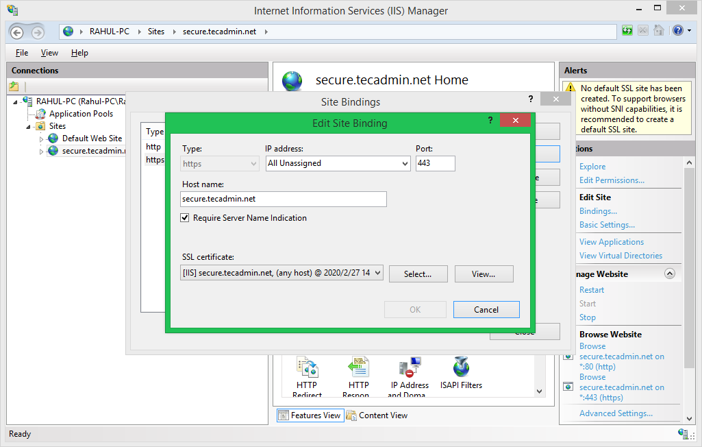 How to Install Let s Encrypt SSL with IIS on Windows Server 2019   TecAdmin - 4