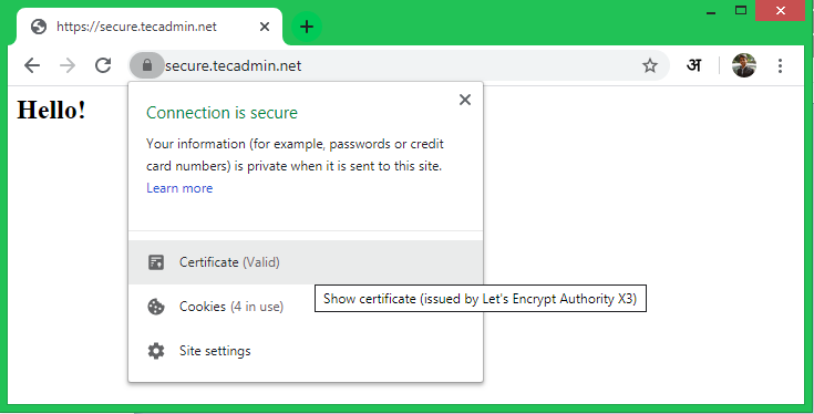 Setting Up Let's Encrypt SSL on Windows