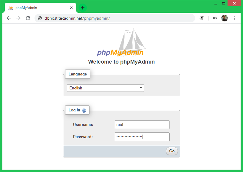 How To Install phpMyAdmin with Apache on CentOS 8   TecAdmin - 36