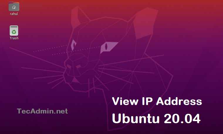 find ip on ubuntu 20.04