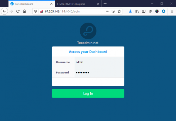 How to Install Parse Server with dashboard on Ubuntu 20.04 – TecAdmin