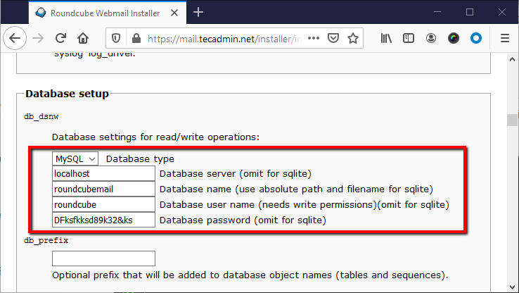 How to Install Roundcube Webmail on CentOS 8   TecAdmin - 90