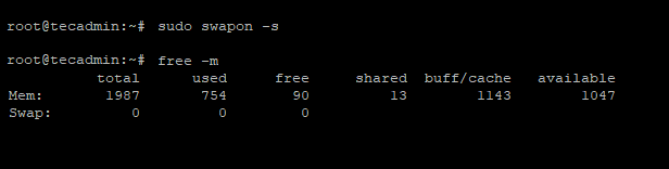 How To Add Swap Space on Debian 11   TecAdmin - 55