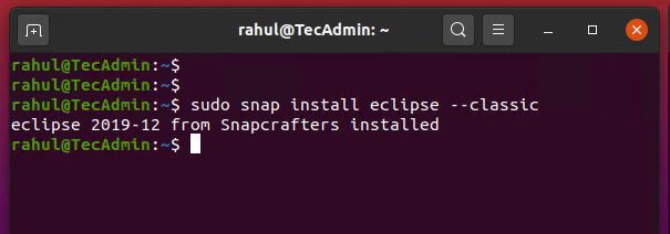 install eclipse ubuntu