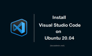visual studio code ubuntu 20.04 download