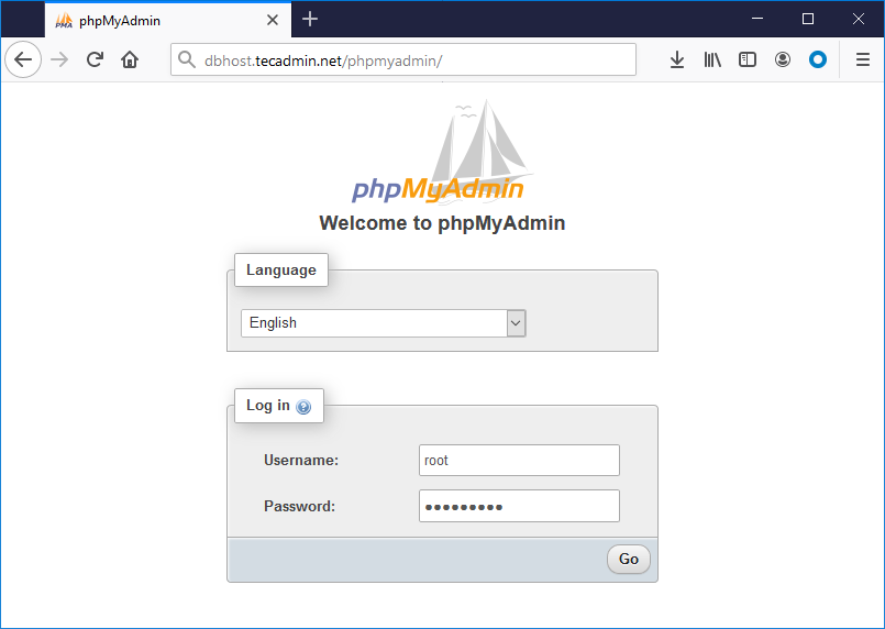 phpmyadmin not found ubuntu 20