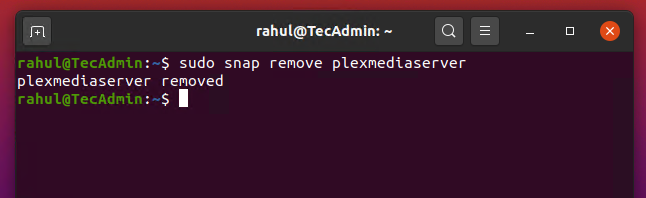 Working with the Snap Package in Linux   TecAdmin - 28