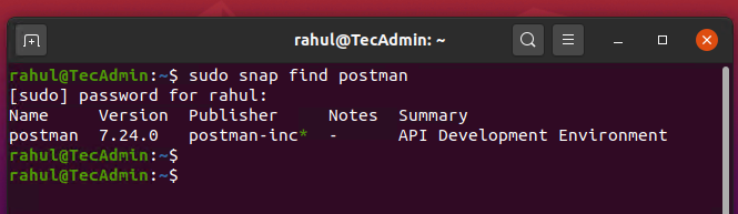 Working with the Snap Package in Linux   TecAdmin - 87