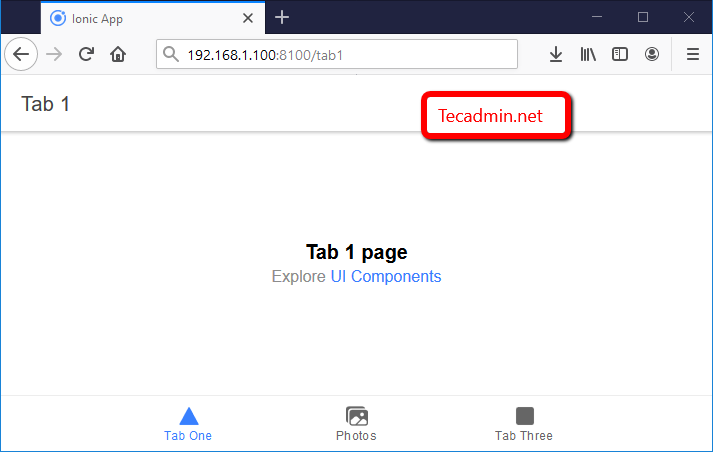 How to Install Ionic Framework on CentOS 8 TecAdmin - 56