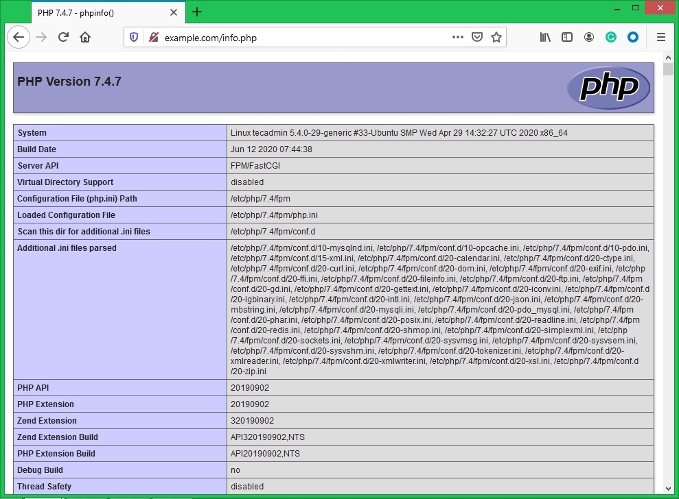 How To Install Nginx with PHP FPM on Ubuntu 20 04   TecAdmin - 37