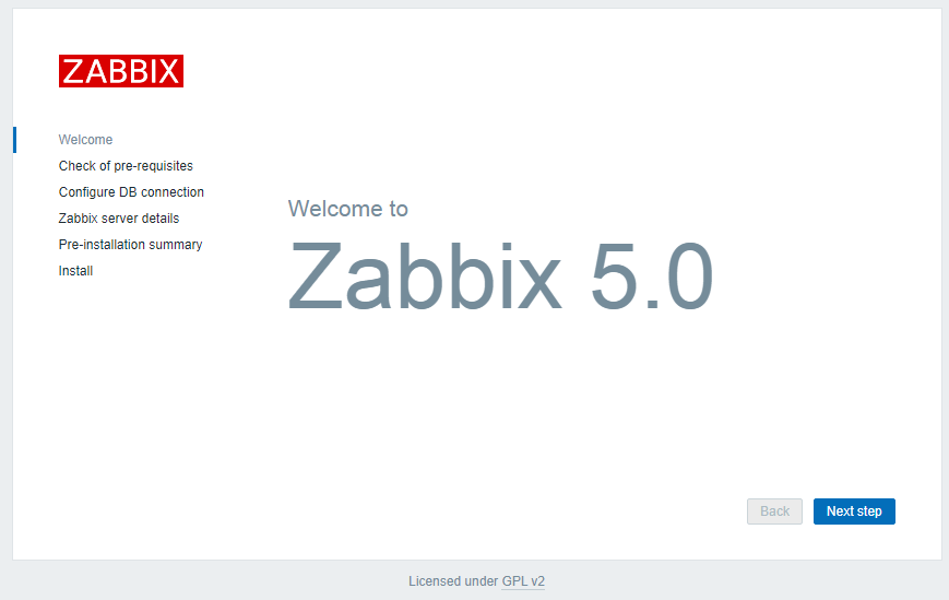 Zabbix Installer welcome Ubuntu 20.04