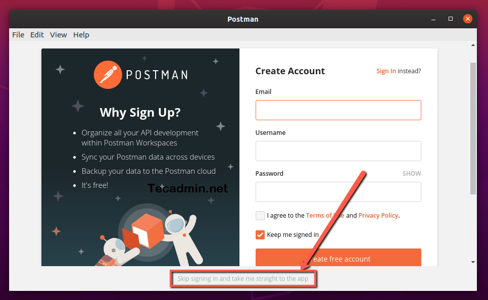 How to Install Postman on Ubuntu 20 04   TecAdmin - 13