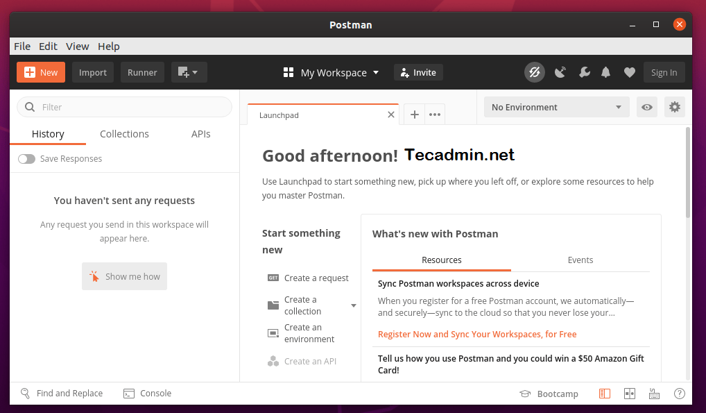 postman install linux