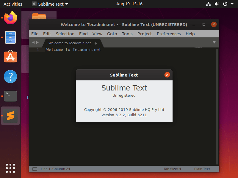 Installing Sublime text on Ubuntu 20.04