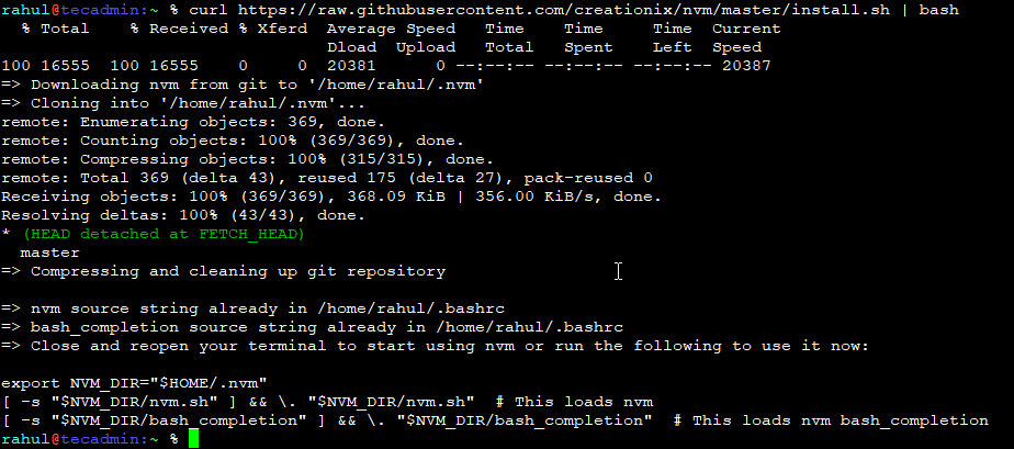 How to Install NVM on Ubuntu 20.04