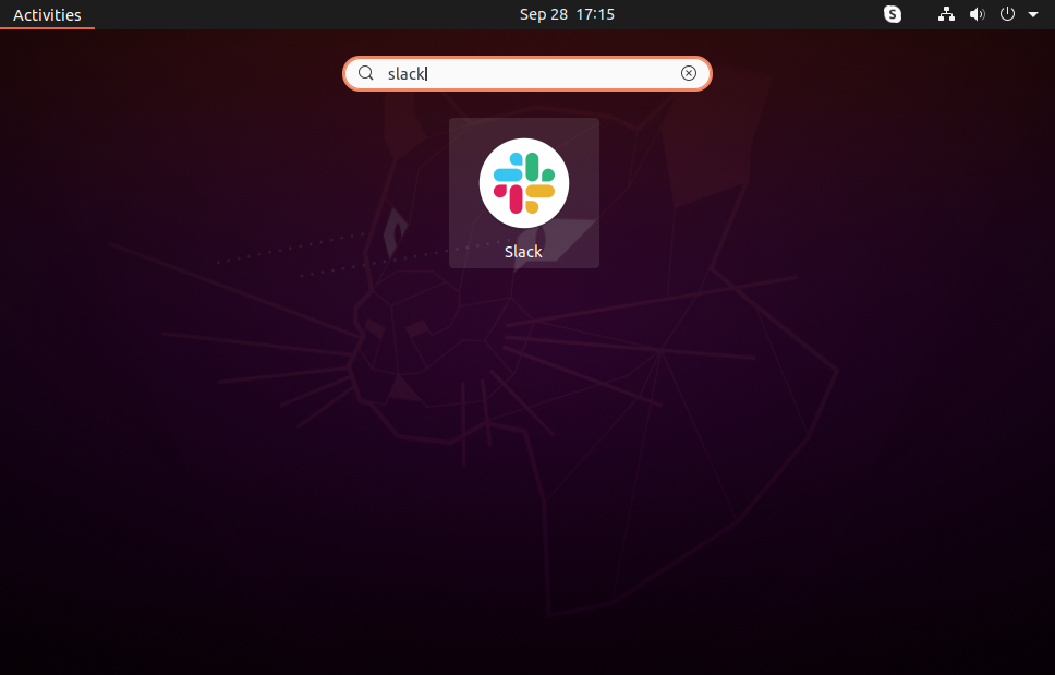 Launch Slack on Ubuntu 20.04
