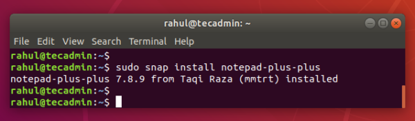 Не запускается notepad ubuntu