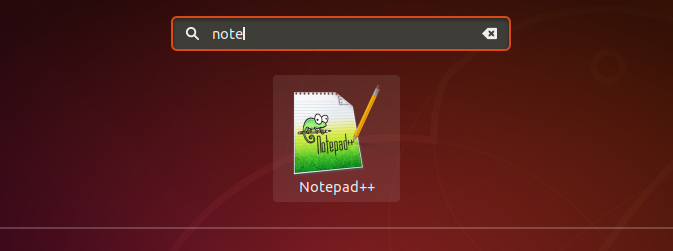 Launch Nodepad++ on Ubuntu 18.04