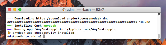 anydesk mac install