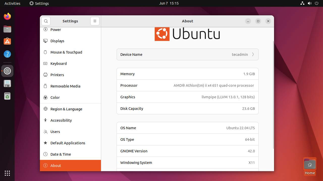 how to check ubuntu version