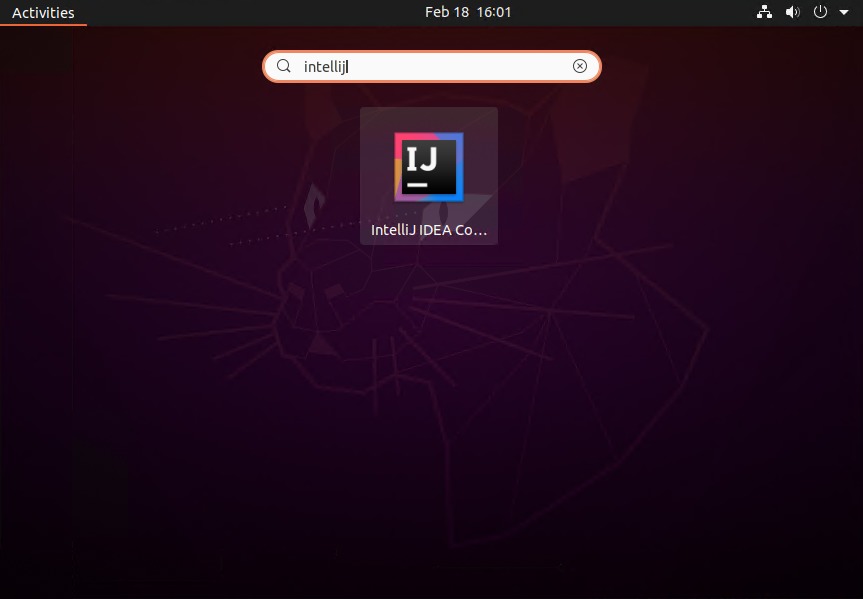 Inicie o Intellij no Ubuntu 20.04