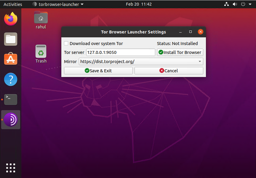 tor browser ubuntu