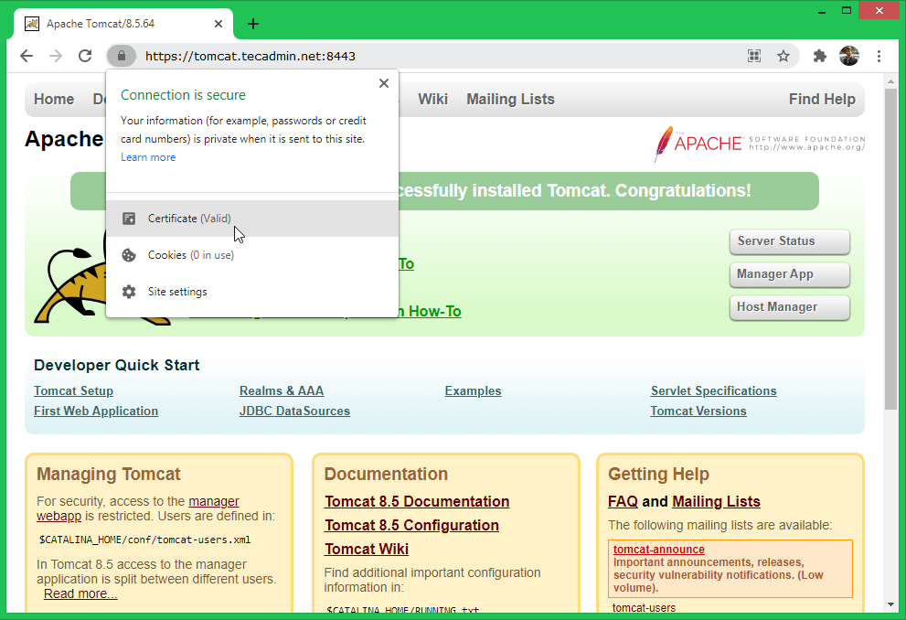 tomcat administration tutorial