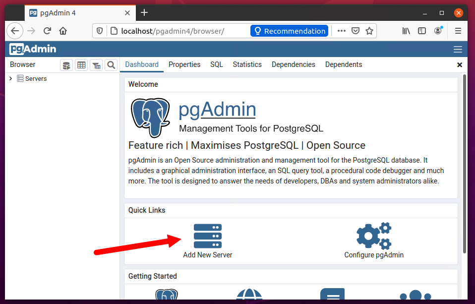 How to Install pgAdmin4 on Ubuntu 20.04 – TecAdmin